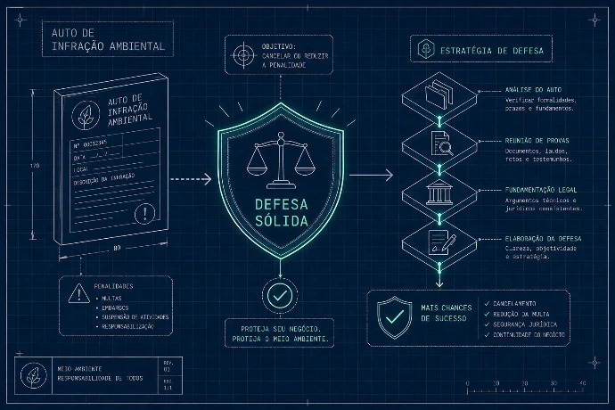 defesa auto infração ambiental